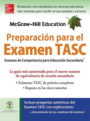 cover image of McGraw-Hill Education Preparación para el Examen TASC